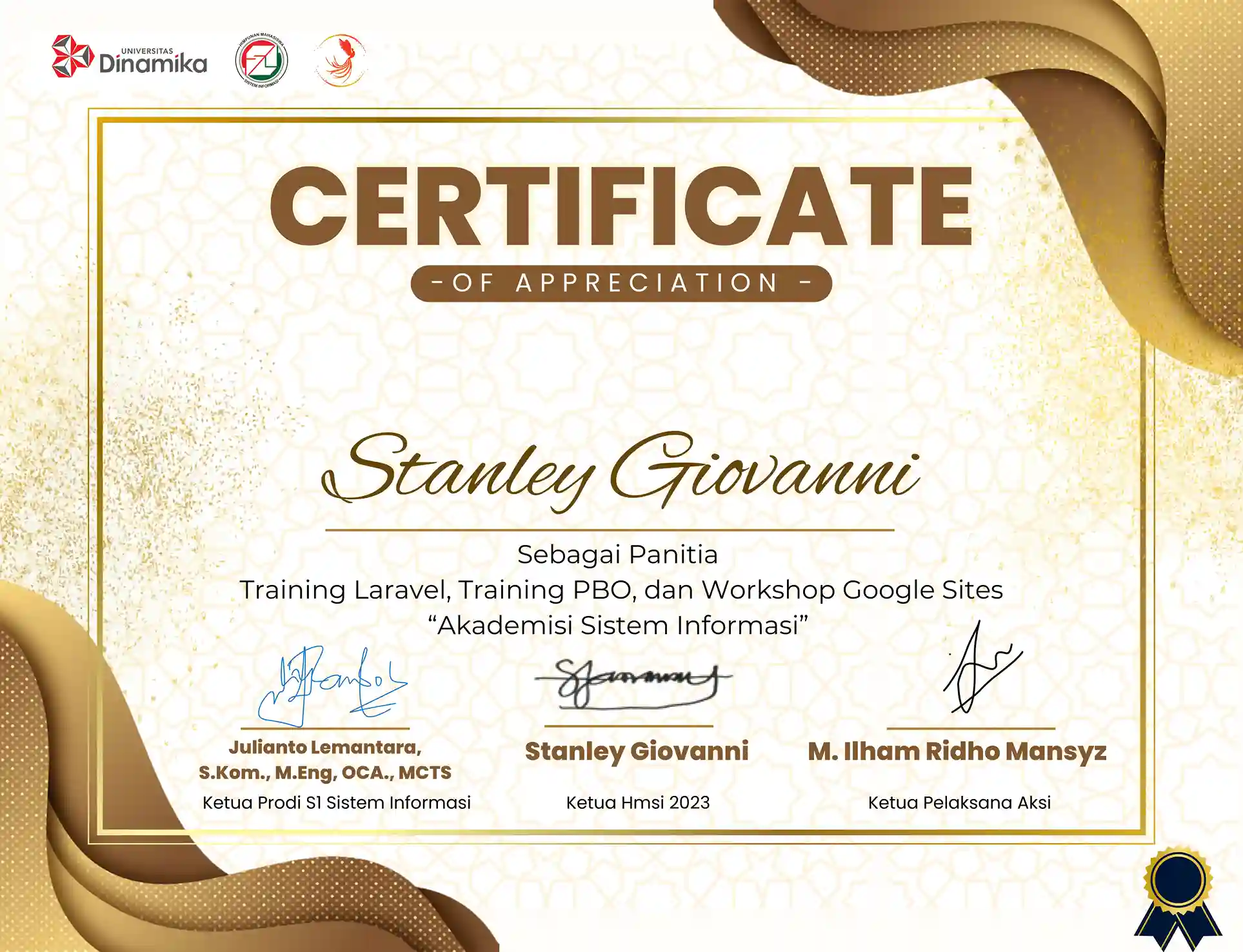 Certificate 1